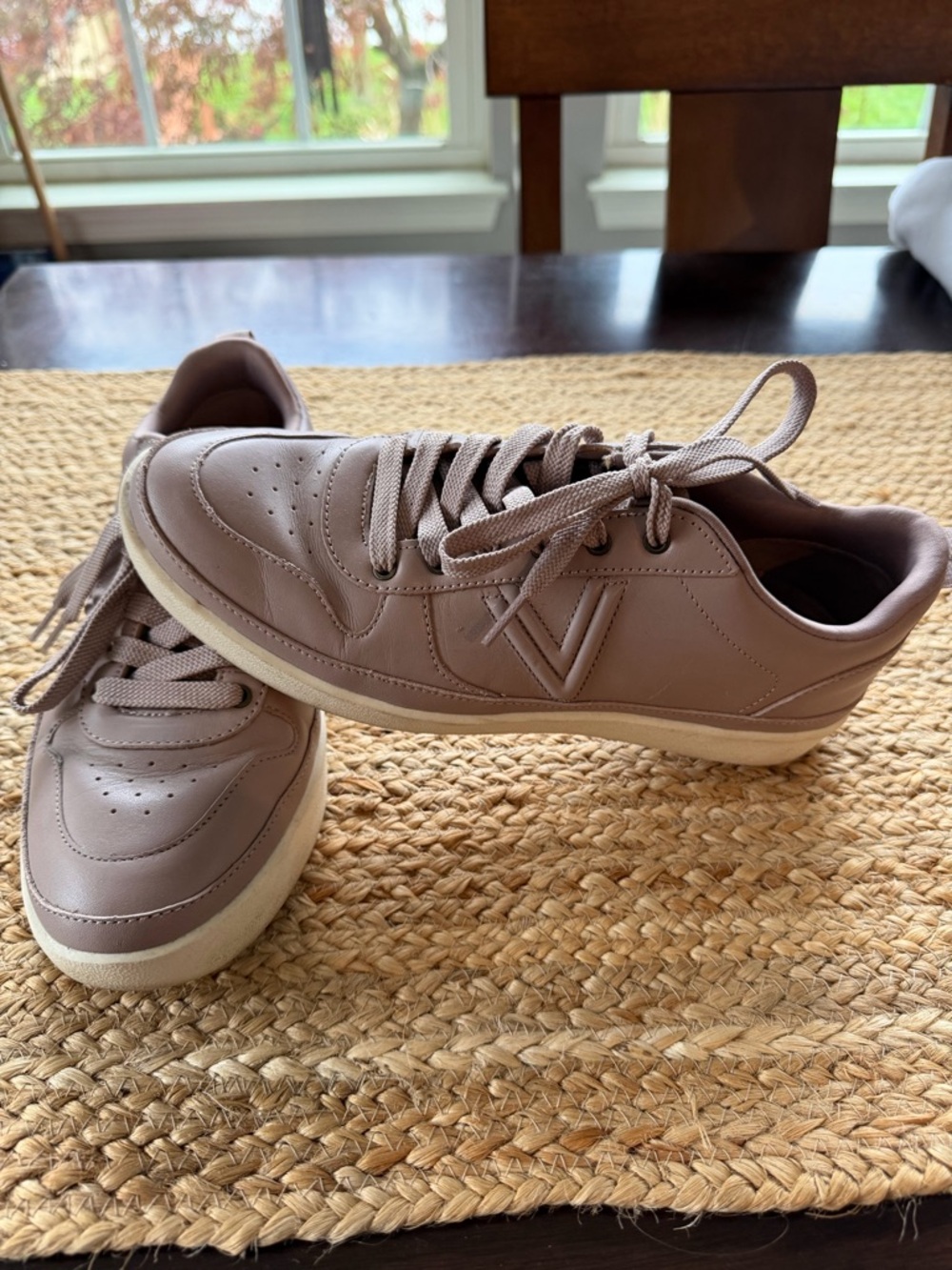 Vionic Elise Leather Casual Sneakers - Taupe